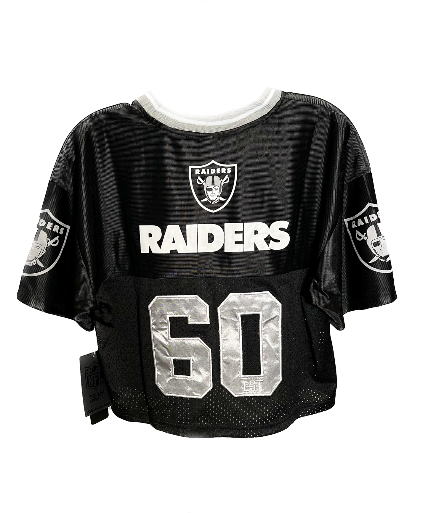 Las Vegas, Raiders NFL cropped studded jersey