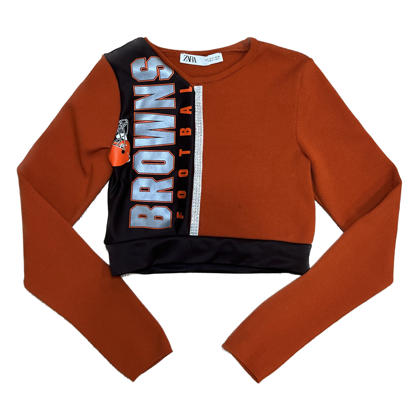 Cleveland Browns | NFL | Long sleeve rework custom piece