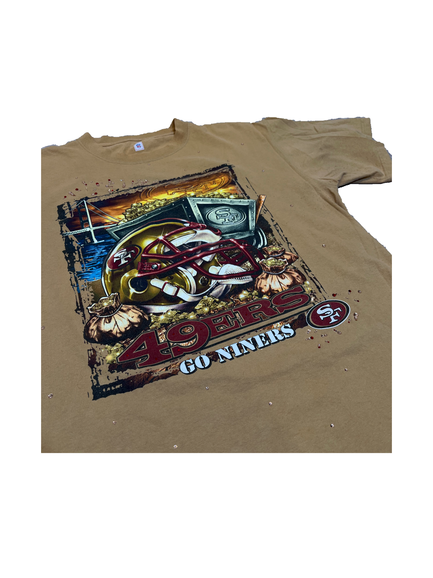 San Francisco, 49ers NFL studded vintage one of a kind tee